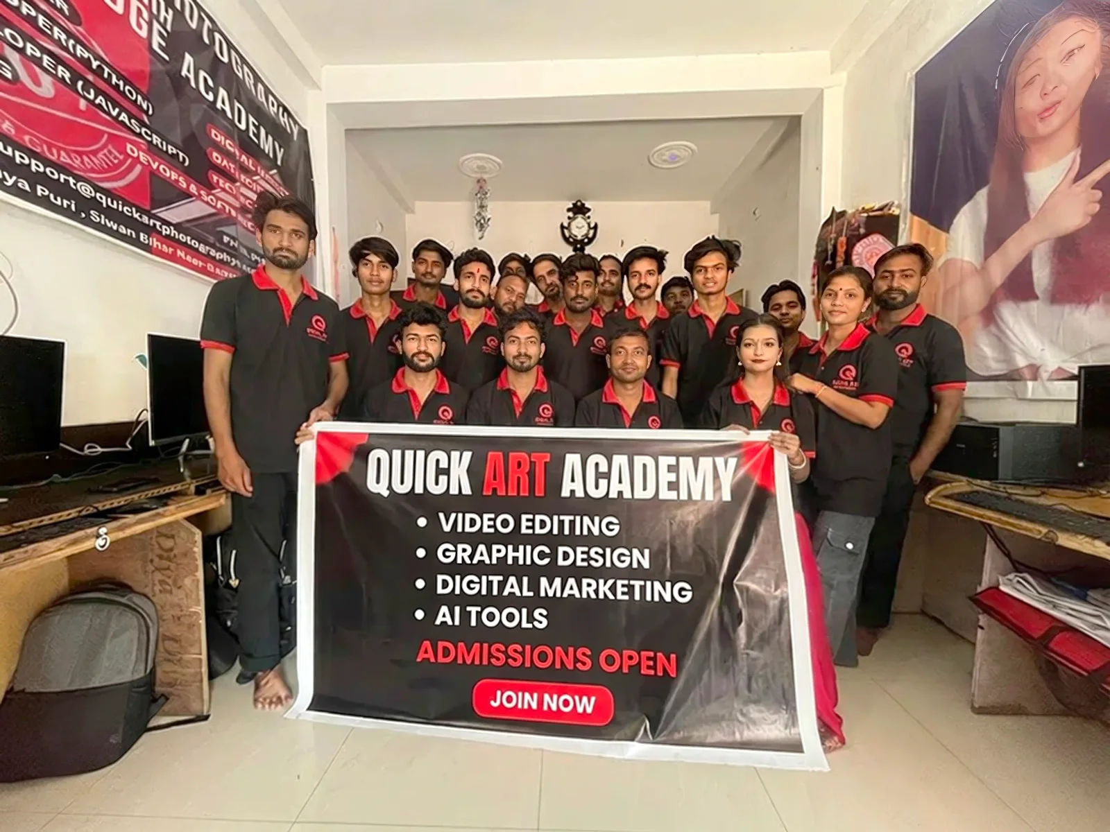 Quick Art Photography Academy students