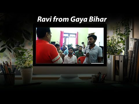 Ravi from Gaya testimonial